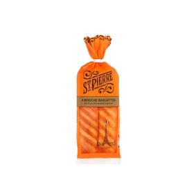St Pierre 4 Soft Brioche Baguettes