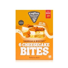 English Cheesecake Company Vanilla & Biscoff Cheesecake Bites