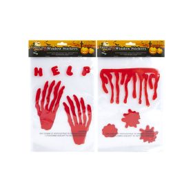 30X20Cm Gel Window Stickers Blood Design Assorted