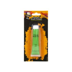Halloween Spooky Face Cream Green