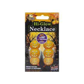 Orange Pumpkin Glow Necklace