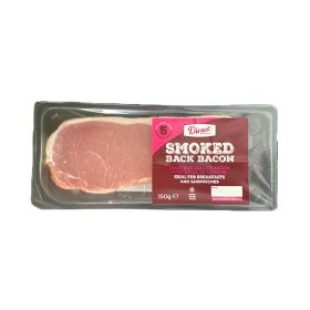 Direct Smoked Back Bacon (Non Halal)