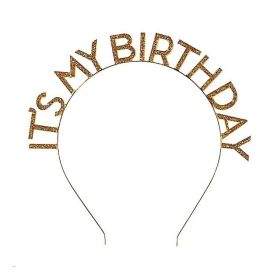 Talking Tables Luxe Gold Glitter Headband