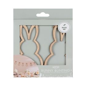 Ginger Ray Wooden Cut Out Bunny Bunting