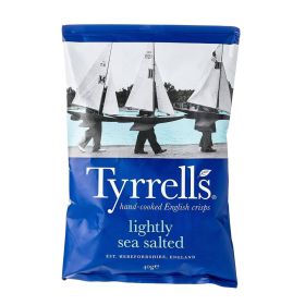 Tyrell's Lightly Sea Salted English Crisps