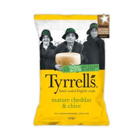 Tyrrells Hand Cooked Mature Cheddar Cheese & Chives Chips