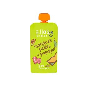 Ella's Stage 1 Baby Food Mango-pears+papaya