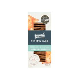 Peter's Yard Rosemary & Sea Salt Sourdough Crackers
