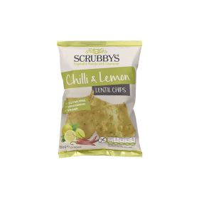 Scrubby's Chilli and Lemon Flavoured Lentil Chips
