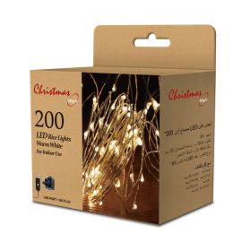 Christmas Magic 200 LED Warm White Rice Lights 
