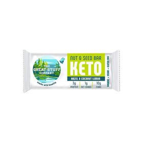 Keto Organic Nut & Seed Bar Hazelnut & Coconut Lemon 