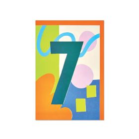7th Birthday Greeting Card