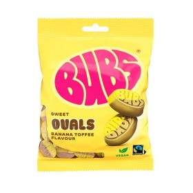 Bubs Sweet Ovals Banana Toffee Flavor Candies
