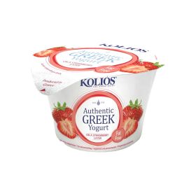 Kolios Fat Free Greek Strained Strawberry Yogurt