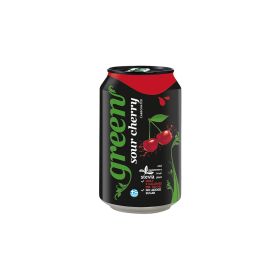 Green Cherry Carbonated Drink 330ml