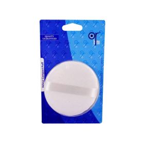 Or Bleu Velour Compact Puff