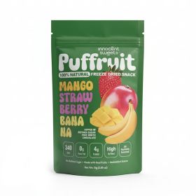 Innocent Sweets Puffruit Mango Strawberry Banana Freeze Dried Snack