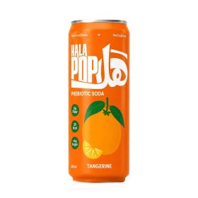 Halapop Tangerine Prebiotic Soda 250ml