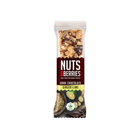 Nuts & Berries Organic Dark Choco Ginger & Lime