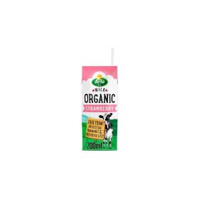 Arla Organic Strawberry Milk 200ml