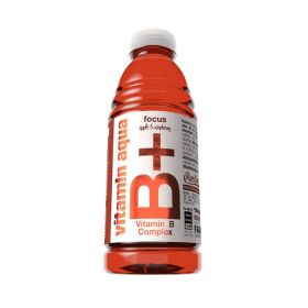 Vitamin Aqua B Plus Focus Apple & Raspberry Drink 600ML