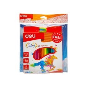 Deli Colored Pencil + Coloring Book