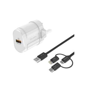 Cellairis Wall Charger Qc3.0 + 3 in 1 Cable