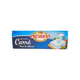 President Cheese Squares Fresh & Creamy 12s