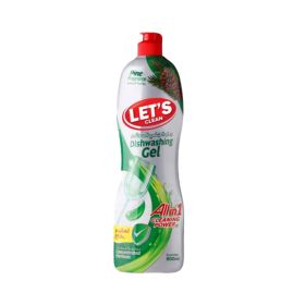 Lets Clean Concentrated Gel Pine Dishwashing