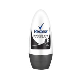 Rexona Black + White Invisible Dry Women Roll On Deodrant