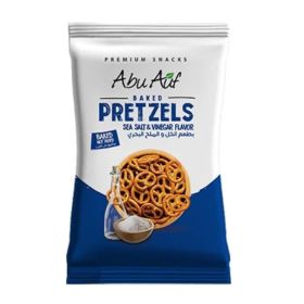 Abu Auf Sea Salt & Vinegar Flavor Baked Pretzels