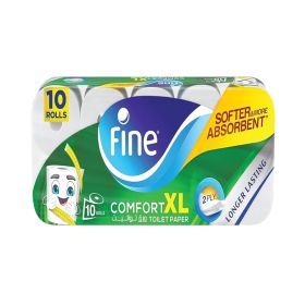 Fine Toilet Tissue Rolled Fine Comfort Xl 2Ply