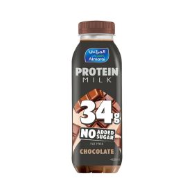 Almarai Fat Free 34g Protein No Sugar Added Chocolate Milk 400ML