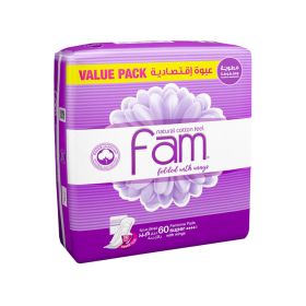 Fam Trifold Sanitary Napkin With Wings