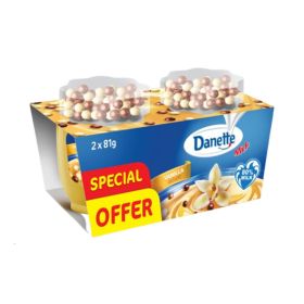 Danette Vanilla Dessert with Chocolate Balls