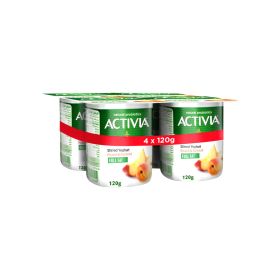 Activia Full Fat Peach and Apricot Yogurt