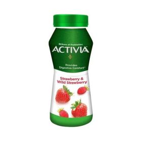 Activia Strawberry & Wild Strawberry Yogurt Drink 180ML