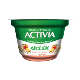 Activia Cereal & Peach Greek Yogurt