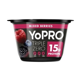 YoPro Triple Zero 15g Protein Mixed Berries Pudding