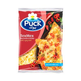 Puck Texmex Mozzarella And Cheddar Shredded Cheese Mix