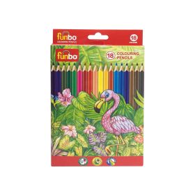 Funbo Color Pencil Pack Of 18 Colors