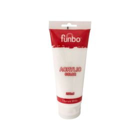 Funbo Acrylic Paint Tube 44 Titanium White