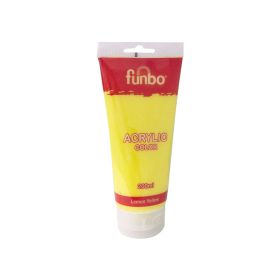 Funbo Acrylic Paint Tube 21 Lemon Yellow
