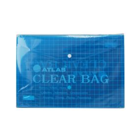 Atlas Document Bag Foolscap Blue