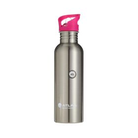 Atlas Stainless Steel Pink  0.75L Sipper Water Bottle