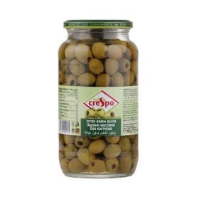 Crespo Pitted Green Olives Jar