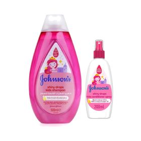 Johnson's Shiny Drops Kids Shampoo + Shiny Drops Conditioner Spray
