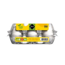 Jenan White Eggs Large Flip Top