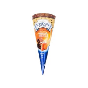 London Dairy Choco Caramel Cone