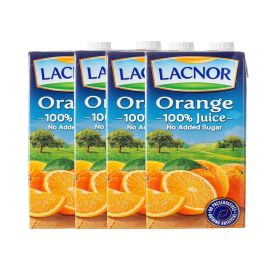 Lacnor Essential No Added Sugar Orange Juice 1L